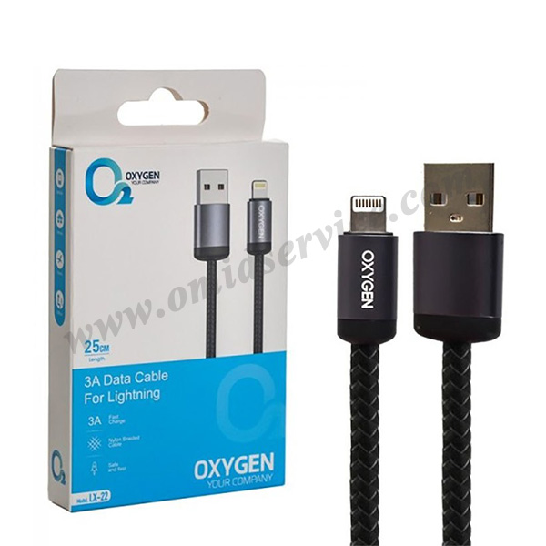 کابل پاوربانکی آيفون LX22 برند OXYGEN